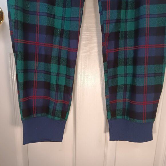 Old Navy NWT Green Blue Plaid Pajama Lounge PJ Sleep Pants Unisex Men's Size XL - Picture 8 of 15